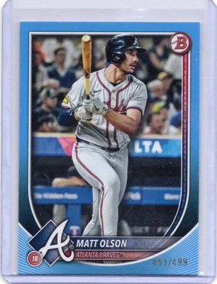 Bowman 2025 - Matt Olson #98 azul cielo/499 Foto 1 de 2