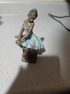 Statuina Ballerina By Ks Collezione Pezzo Vintage Ballerina - Foto 1 di 8