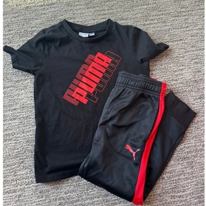 Puma Boys Tshirt and Joggers. Size 5T. - Picture 1 of 4