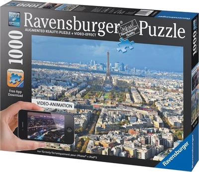 Ravensburger 19302 Jigsaw Puzzle 1000pcs Above The Roofs Of Paris 70 x 50cm. NEW - Image 1 of 4