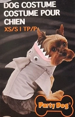 Party Dog Shark Costume for Dogs XS/S Halloween Pet Outfit Puppy Clothes NWT - Image 1 of 4