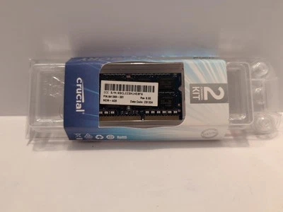crucial memory 4GBx2  KIT NOTEBOOK Rdclccsh14e0f6 - Image 1 of 2