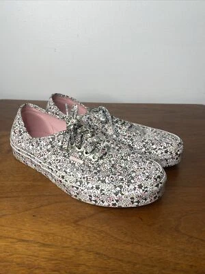 Vans Auténticas Old Skool Mono Floral Rosa Verde Retro Zapatos Mujer 8.5 Tenis Foto 1 de 4