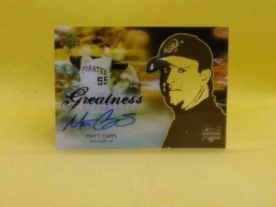 Matt Capps 2006 UD Future Stars ROOKIE AUTOGRAPH #157 Pittsburgh Pirates  - Image 1 of 2