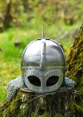 Viking Glasses Helmet Gjermundbu Style – Authentic Norse Battle Helmet - Image 1 of 4