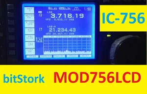 LCD DISPLAY KIT MOD756LCD for ICOM IC-756 from bitStork, replaces SANYO DG24321 - Zdjęcie 1 z 10
