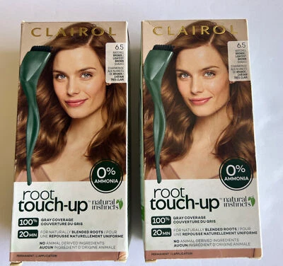 Clairol Permanent Root Touch Up “6.5  Matches Bronde Lightest Brown” Shades X 2 - Image 1 of 4