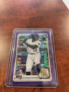 2020 Bowman Chrome Ke'Bryan Hayes PURPLE SHIMMER #BCP-220 - Bild 1 von 2