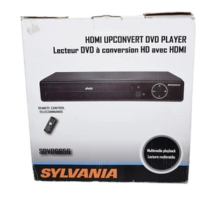 Sylvania Model: SDVD6656 Upconverting HDMI DVD Player with Remote - New Open Box - Picture 1 of 6