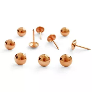 Let's Decorate 200PCS Upholstery Tacks Rose Gold Sofa Furniture DIY 9.5mm - Picture 1 of 4