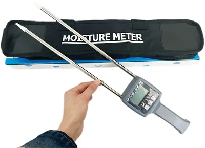 Portable Hay Moisture Meter For Alfalfa Leymus Chinensis with Resolusion 0.1 - Image 1 of 4