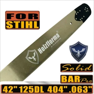 42" Guide Bar Compatible With Stihl 076 075 051 050 Chainsaw 404" .063" 125DL - Picture 1 of 1