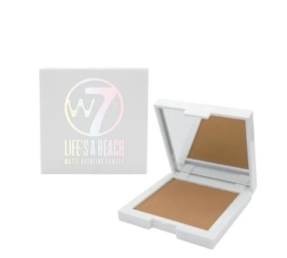 4 × W7 London Life's A Beach Matte Bronzing Powder 10g - Beach Bum - Image 1 of 1