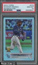 2022 Topps Rainbow Foil #215 Wander Franco Tampa Bay Rays RC Rookie PSA 10
