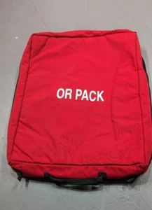 Iron Duck OR Pack Medical Bag First Aid Military USGI Red Zip Fold Patient Empty - Picture 1 of 9