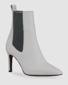 $1795 Brunello Cucinelli Women's Ivory Monili Booties Shoes Size EU 37/US 7 - Picture 1 of 12