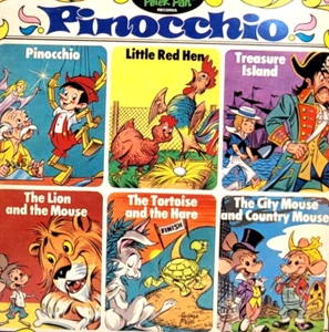 Pinocchio - 6 Favorite Stories - Peter Pan Records  LP Vinyl (P3) - Picture 1 of 5