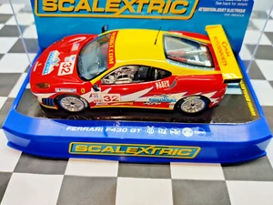 Scalextric 1/32 Scale Slot Car C2902 - Ferrari F430 GT2 Corsa Motorsports #32 - Picture 1 of 12