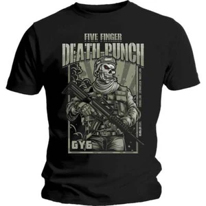 Authentic Five Finger Death Punch War Soldier T-Shirt S M L XL 2XL NEW - Picture 1 of 2