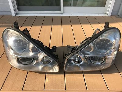 JDM Nissan Cima F50 Infiniti Q45 Hid Xenon 9 Projector Headlights Lights Set OEM - Image 1 of 4