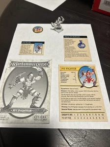 Games Workshop Warhammer Quest Pit Fighter Citadel Hero Metal Exp Pack - Picture 1 of 8