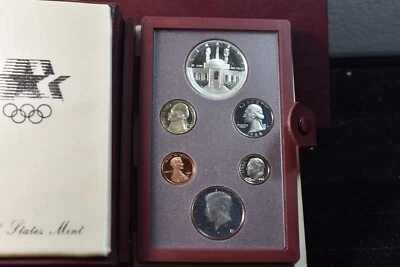 US  1984 S    OLYMPICS PRESTIGE PROOF SET w. COA-MINT PACKAGING - Image 1 of 4