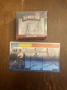 Zombicide Kickstarter Exclusive Fred the Trader Shawn of the Dead & Dashboard - Picture 1 of 5