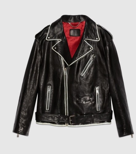 Giacca uomo Gucci pelle retrò vintage 2023 in vendita