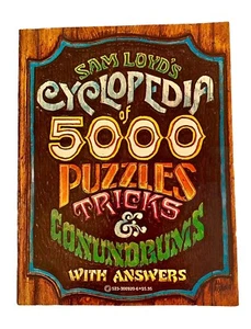 Sam Loyd's Cyclopedia of 5000 Puzzles Tricks Conundrums w Answers 1st Print 1976 - Imagen 1 de 6