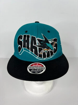 Rare San Jose Sharks Hat Original Snapback Embroidered NWT - Image 1 of 4