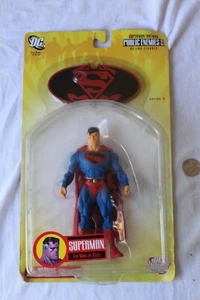 Superman Batman Action Figures Public Enemies 2 Man of Steel Series 3 DC Direct - Picture 1 of 5