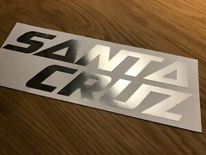 SANTA CRUZ BIKES CUSTOM 2x Decal Sticker cut vinyl Bike MTB DH VAN Camper UK