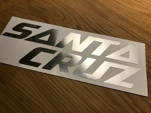 SANTA CRUZ BIKES CUSTOM 2x Decal Sticker cut vinyl Bike MTB DH VAN Camper UK - Picture 1 of 29