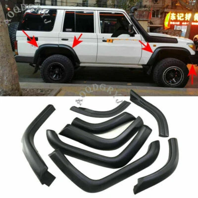 ABS Fender Flares Wheel Arches Wide For Toyota Land Cruiser LC70LC75LC76LC77LC79 - Image 1 of 4
