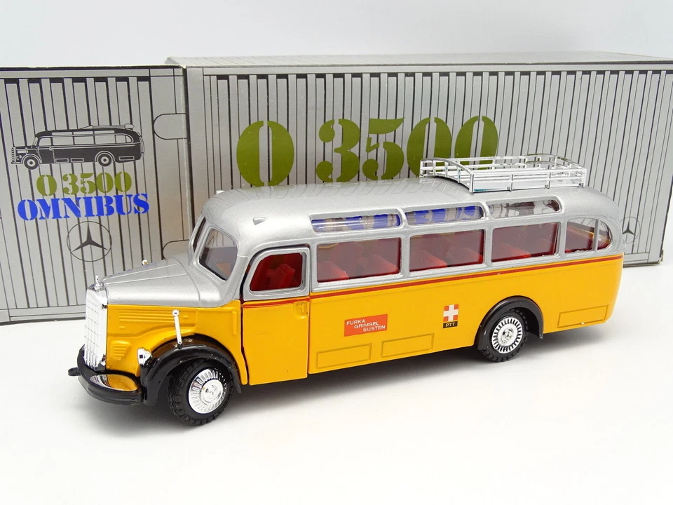 NZG 1/40 - Mercedes Omnibus O3500 Autobus Auto Carro Postale Svizzero - Immagine 1 di 1