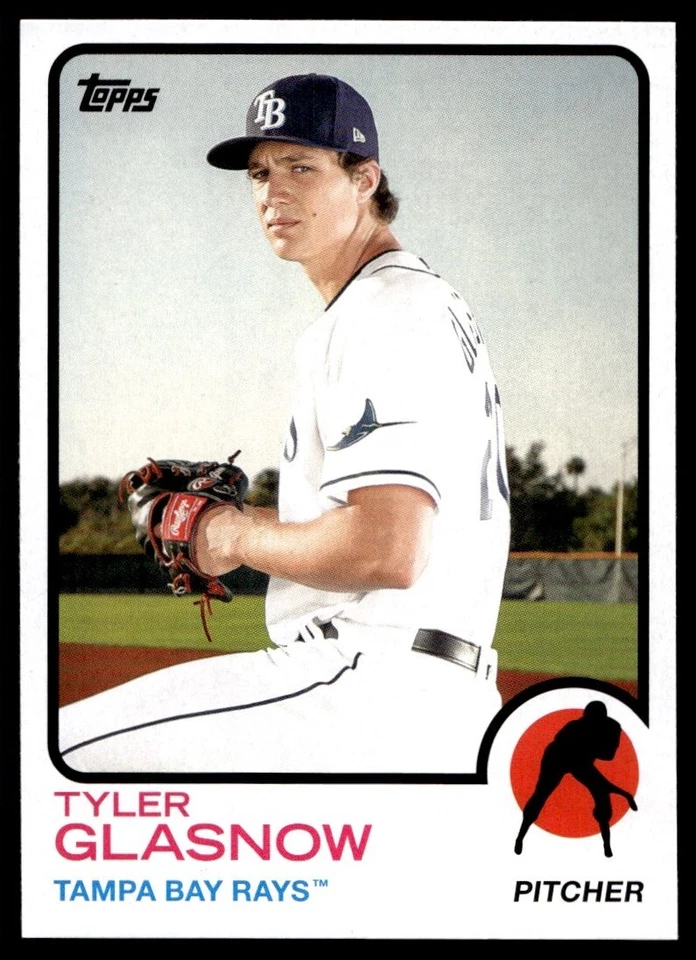 2021 Topps Archives Tyler Glasnow Tampa Bay Rays #114 - Image 1 of 2