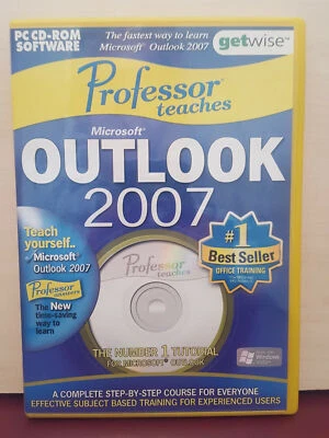 Professor Teaches Microsoft Outlook 2007 - PC CD ROM Software - (G18) - Image 1 of 2