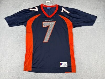 Camiseta de fútbol americano vintage de los Denver Broncos para hombre mediana 44 azul #7 campeón John Elway Foto 1 de 4
