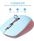 Wireless Mouse, 2.4G Noiseless Mouse with USB Receiver
