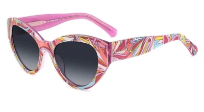 Kate Spade PAISLEIGH/S 0OBL 9O Pattern Pink / Dark Gray Gradient Lens Sunglasses - Изображение 1 из 2