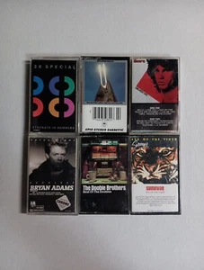 6x Classic Rock Cassette Tape Lot The Doors Doobie Brothers Survivor Bryan Adams - Picture 1 of 5