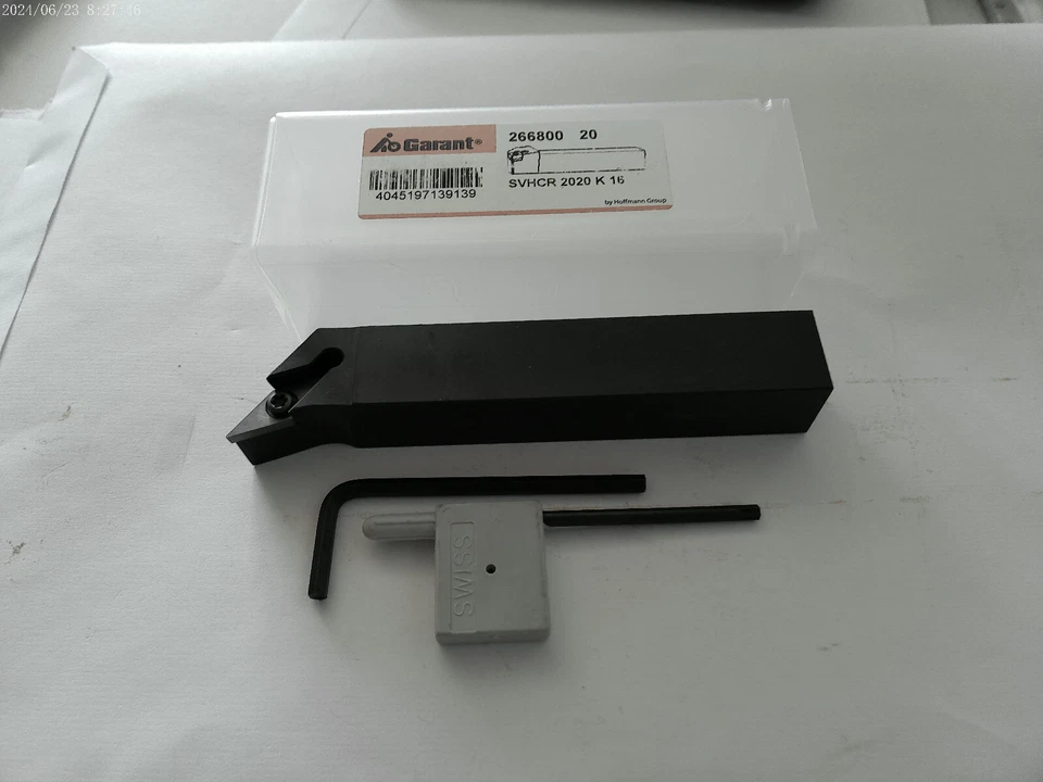 Klemmdrehhalter SVHCR 2020 K16 rechts Vernickelt