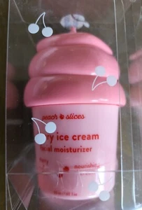 Korean Skin Care Peach Slices Cherry Ice Cream Facial Moisturizer, 1.69 fl oz - Picture 1 of 2