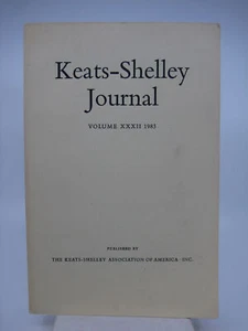 Keats-Shelley Journal: Keats, Shelley, Byron, Hunt und ihre Kreise. Volumen .. - Bild 1 von 1