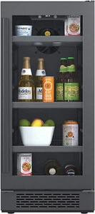 Avallon ABR151BLSS 15'' Wide 86 Can Capacity Beverage Center w/ LED Light - Picture 1 of 10