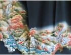Vintage Japanese Kimono Kurotomesode Yuzen Painted Chinese Petit Point Kinsai