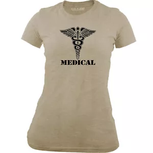 Women's Army Medical Branch Branch Insignia T-Shirt - Picture 1 of 6