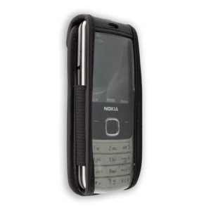 caseroxx Leather-Case with belt clip for Nokia 6700 Classic in black made of gen - Picture 1 of 3