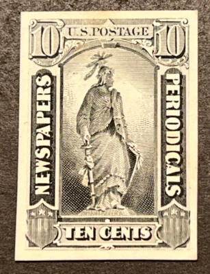 Travelstamps: US Stamps Scott #PR15P4 Newspaper & Periodicals Proof on Card NGAI - Image 1 of 4