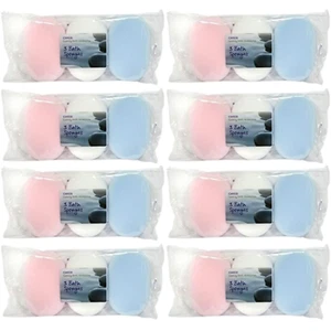 Caress Luxury Bath Sponge - 24 Pack - Mixed Colours - Picture 1 of 1